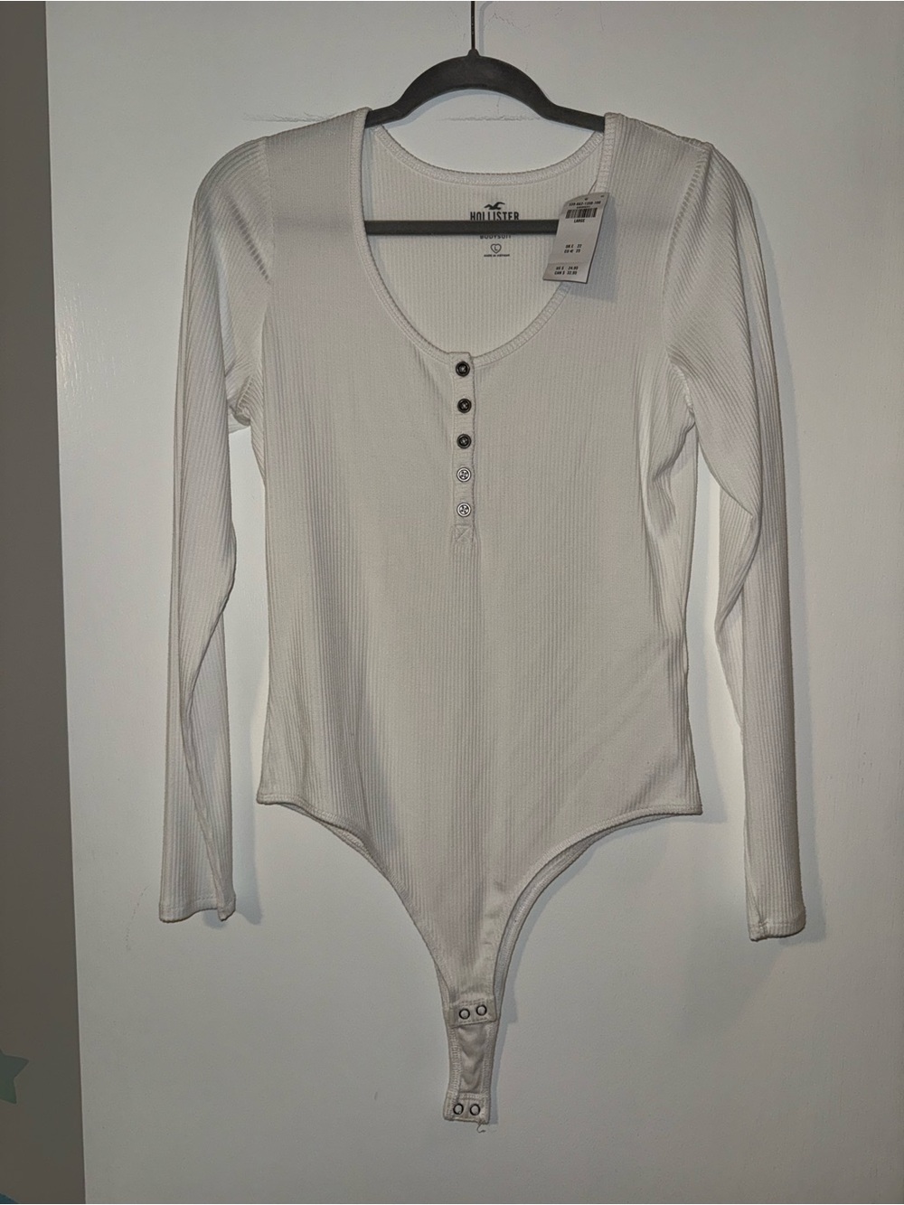 Hollister Ribbed Henley Bodysuit